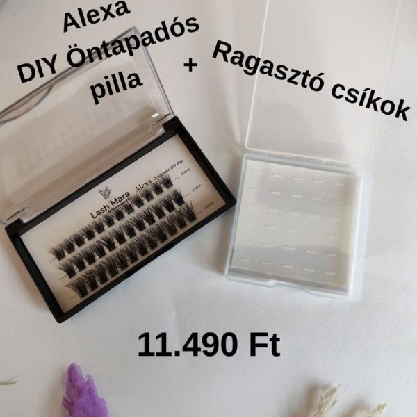 Alexa Öntapadós DIY Pilla + Ragasztó Csíkok